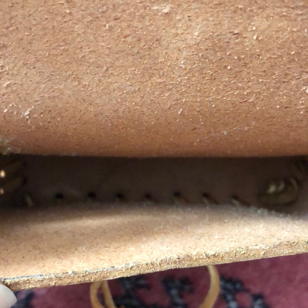 Genuine Leather Hand Tooled Mini Purse - Picture 8 of 8